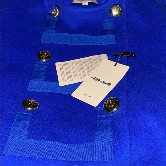 ROBERTO CAVALLI WOOL & CASHMERE COAT - Picture 8 of 13